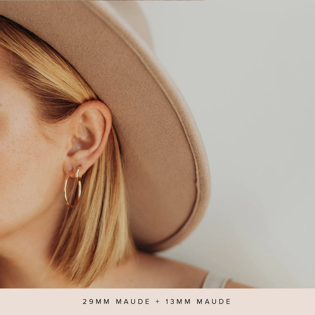 Maude Hoop Earrings-Made By Mary-The Bugs Ear
