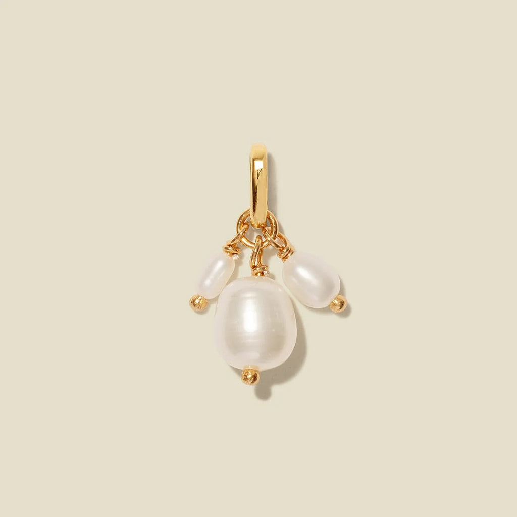 Pearl Cluster Charm-Made By Mary-The Bugs Ear