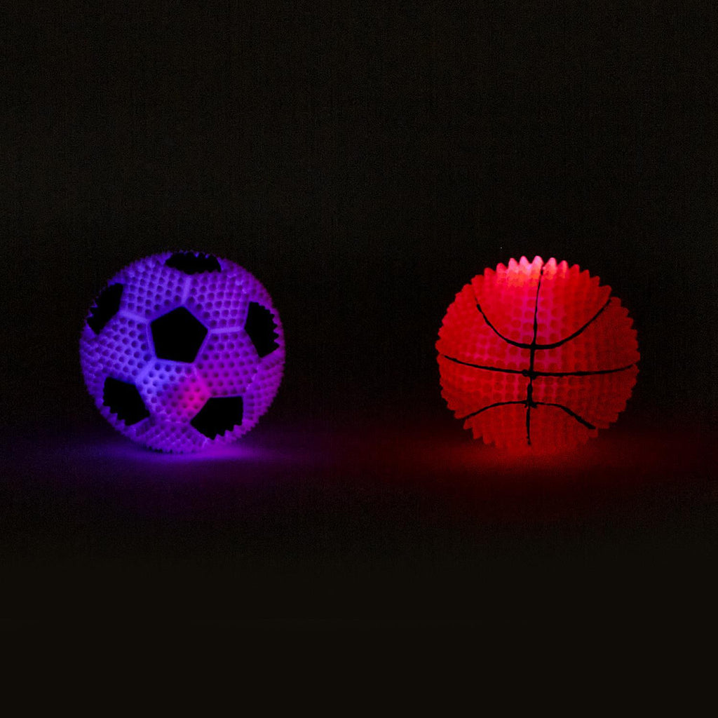 Play Ball Light Up Sports Ball Silicone-Two's Company-The Bugs Ear
