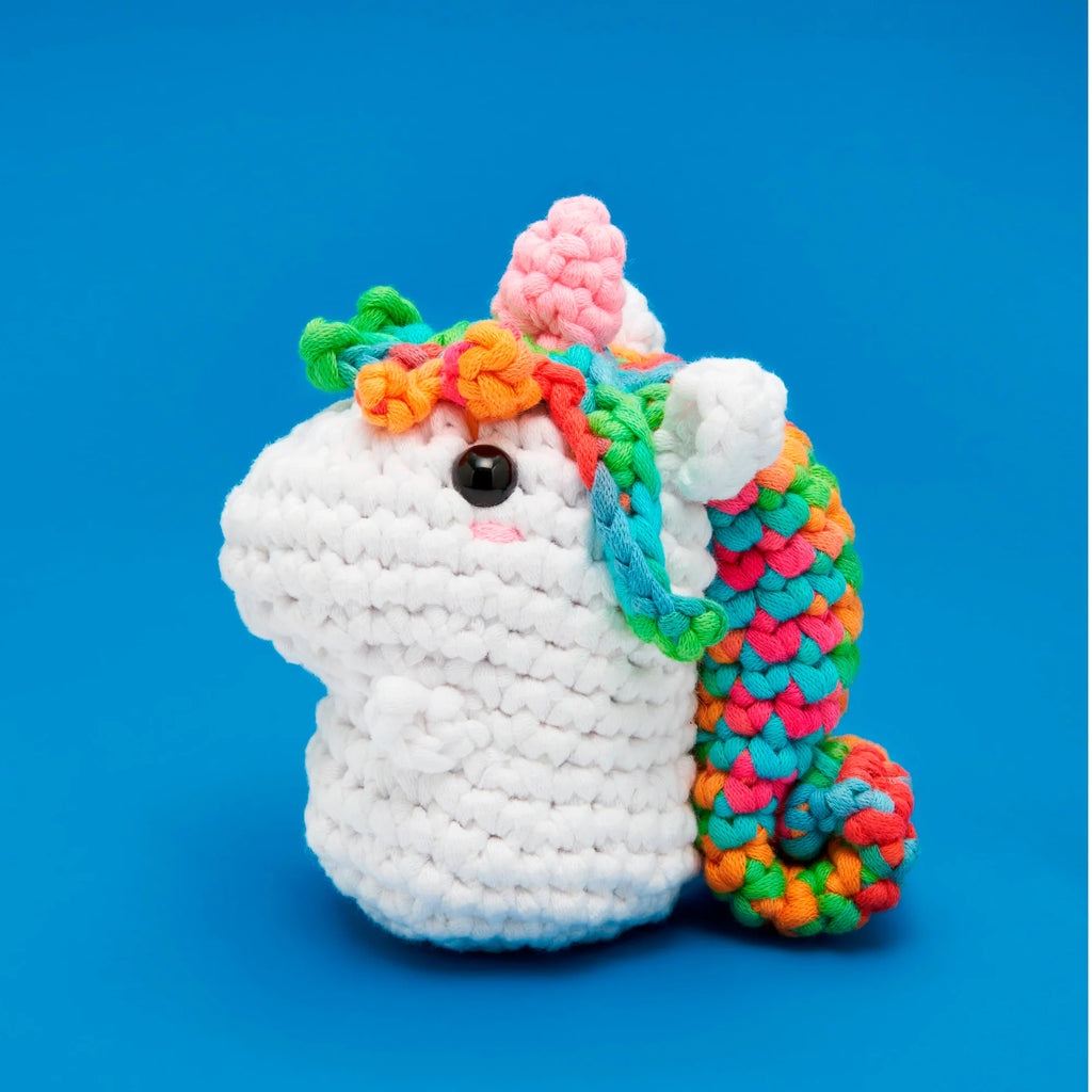 Billy the Unicorn Rainbow Crochet Kit-The Woobles-The Bugs Ear
