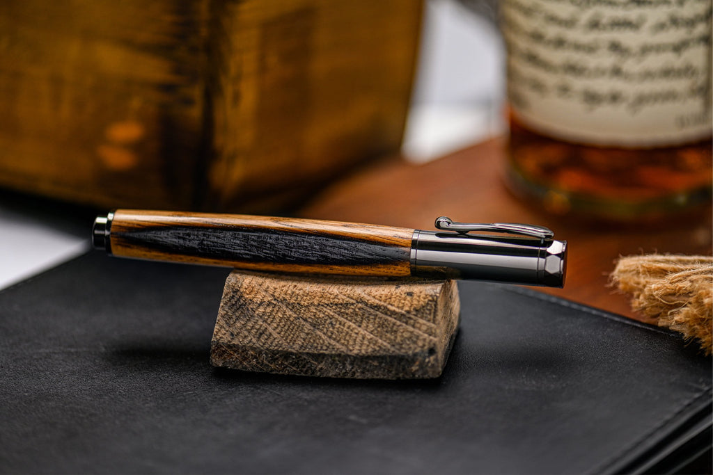 KY Bourbon Barrel Gun Metal Rollerball-Roots and Jones-The Bugs Ear
