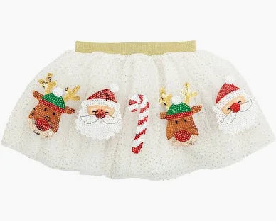 Christmas Sequin Tutu Mud Pie-Mud pie-The Bugs Ear