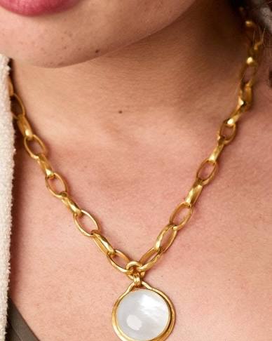 Solara Statement Necklace in Obsidian Black-Julie Vos-The Bugs Ear