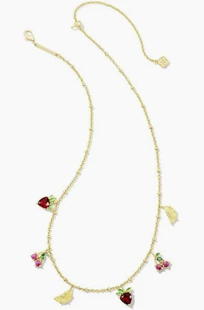 Kendra Scott Fruit Gold Strand Necklace in Multi Mix-Kendra Scott-The Bugs Ear