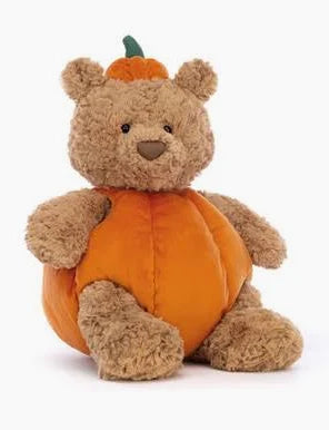 Jellycat Bartholomew Bear Pumpkin-Jellycat-The Bugs Ear