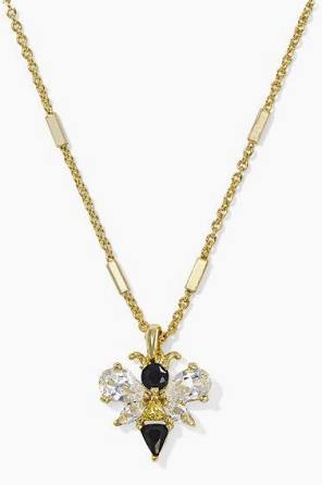 Kendra Scott Bee Gold Short Pendant Necklace-Kendra Scott-The Bugs Ear