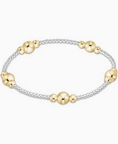Enewton Purpose Gold 6mm Bead Bracelet - Mixed Metal-Enewton-The Bugs Ear