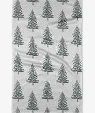 Geometry Frosted Trees Tea Towel-Geometry Towel-The Bugs Ear