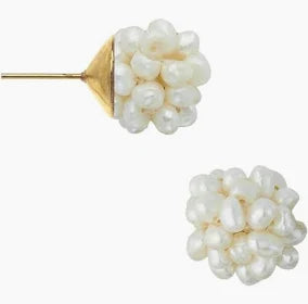 Susan Shaw Pearl Cluster Studs-Susan Shaw-The Bugs Ear