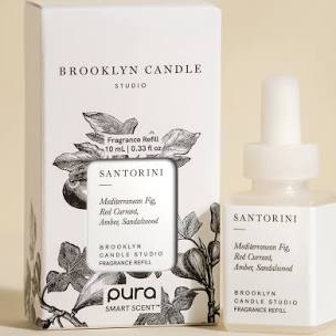 Pura Santorini Brooklyn Candle Studio Small Vial-Capri Blue Candles-The Bugs Ear