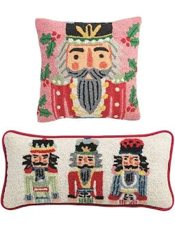 Nutcracker Wool Pillows Mud Pie-Mud pie-The Bugs Ear