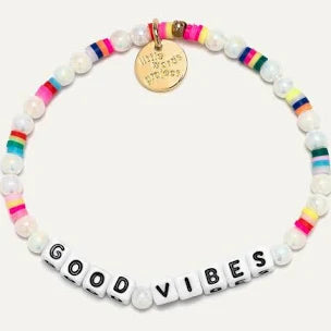 Good Vibes Word Bracelet-Little Words Project-The Bugs Ear