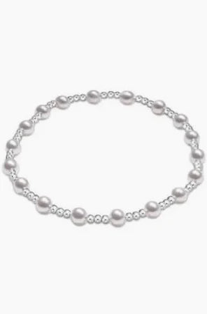 Enewton Classic Sincerity Pattern Sterling 4mm Bear Bracelet Pearl-Enewton-The Bugs Ear