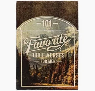 101 Favorite Bible Verses for Men Box of Blessings-Christian Art-The Bugs Ear