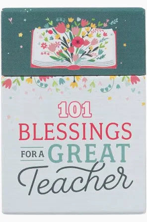 101 Blessings for a Great Teacher Box of Blessings-Christian Art-The Bugs Ear