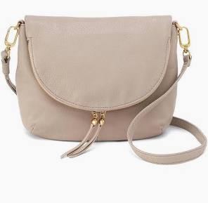 Hobo Fern Foldover Messenger in Taupe-Hobo-The Bugs Ear
