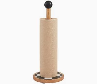 Check Marble Paper Towel Holder Mud Pie-Mud pie-The Bugs Ear