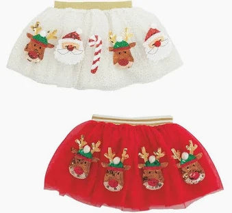 Christmas Sequin Tutu Mud Pie-Mud pie-The Bugs Ear