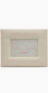 Thank Heaven Embroidered Photo Frame Boy or Girl-Two's Company-The Bugs Ear