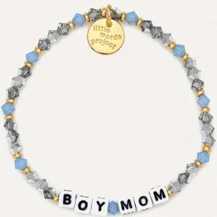 Boy Mom Word Bracelet-Little Words Project-The Bugs Ear