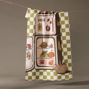 Geometry Is It Fall Yet Tea Towel-Geometry Towel-The Bugs Ear