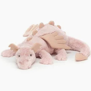 Jellycat Rose Dragon Huge-Jellycat-The Bugs Ear