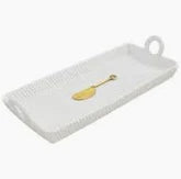 Woven Ceramic Hostess Set Mud Pie-Mud pie-The Bugs Ear