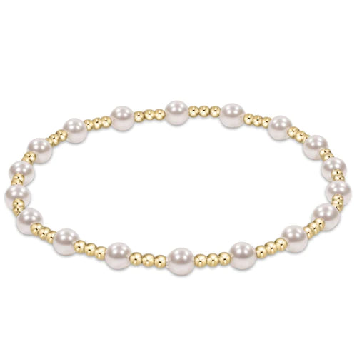 Enewton Classic Joy Pattern 4mm Bead Bracelet Pearl-Enewton-The Bugs Ear