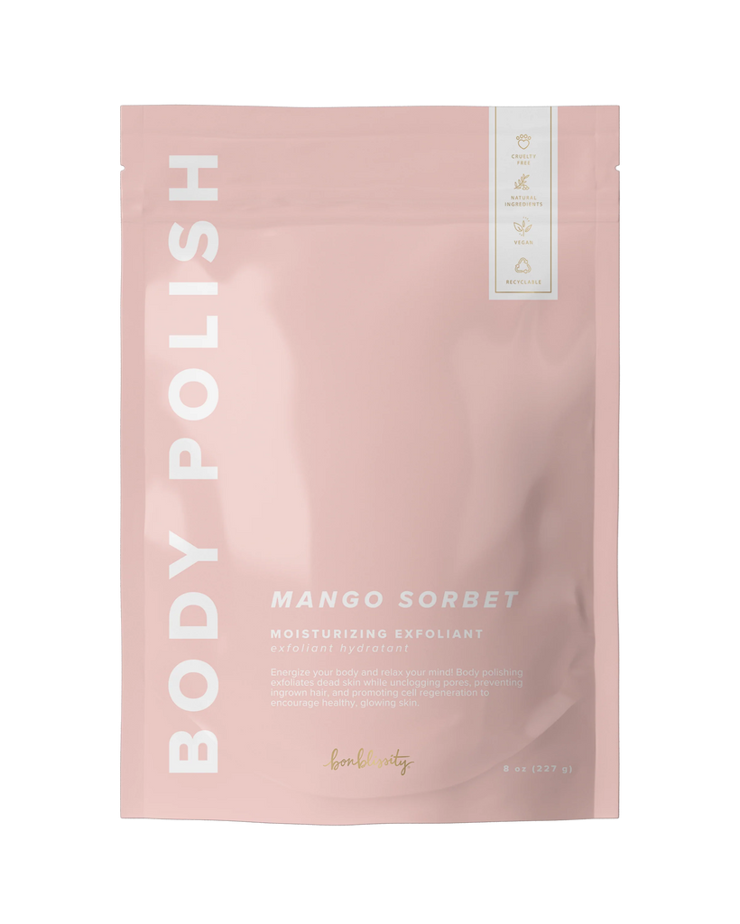 Body Polish Body Scrub in Mango Sorbet-Bonblissity-The Bugs Ear