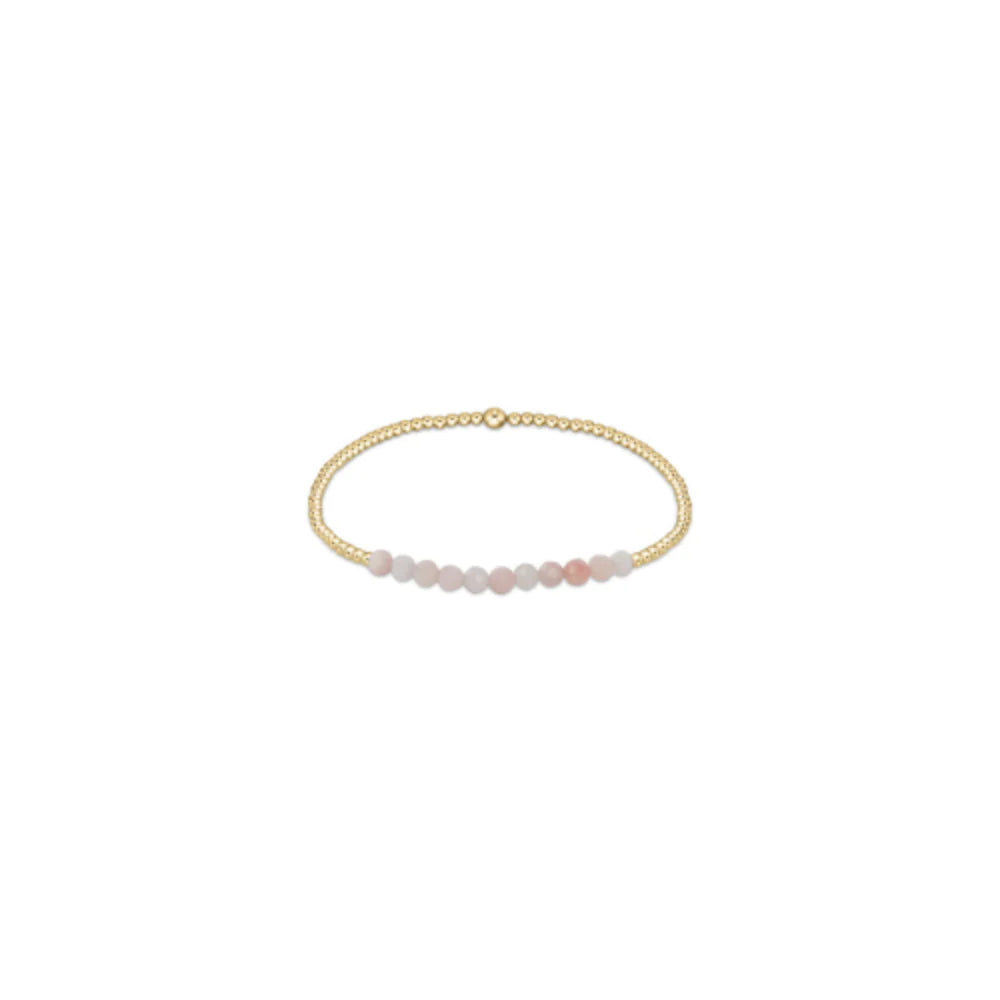 Enewton Gold Bliss 2mm Bead Bracelet - Pink Opal-Enewton-The Bugs Ear
