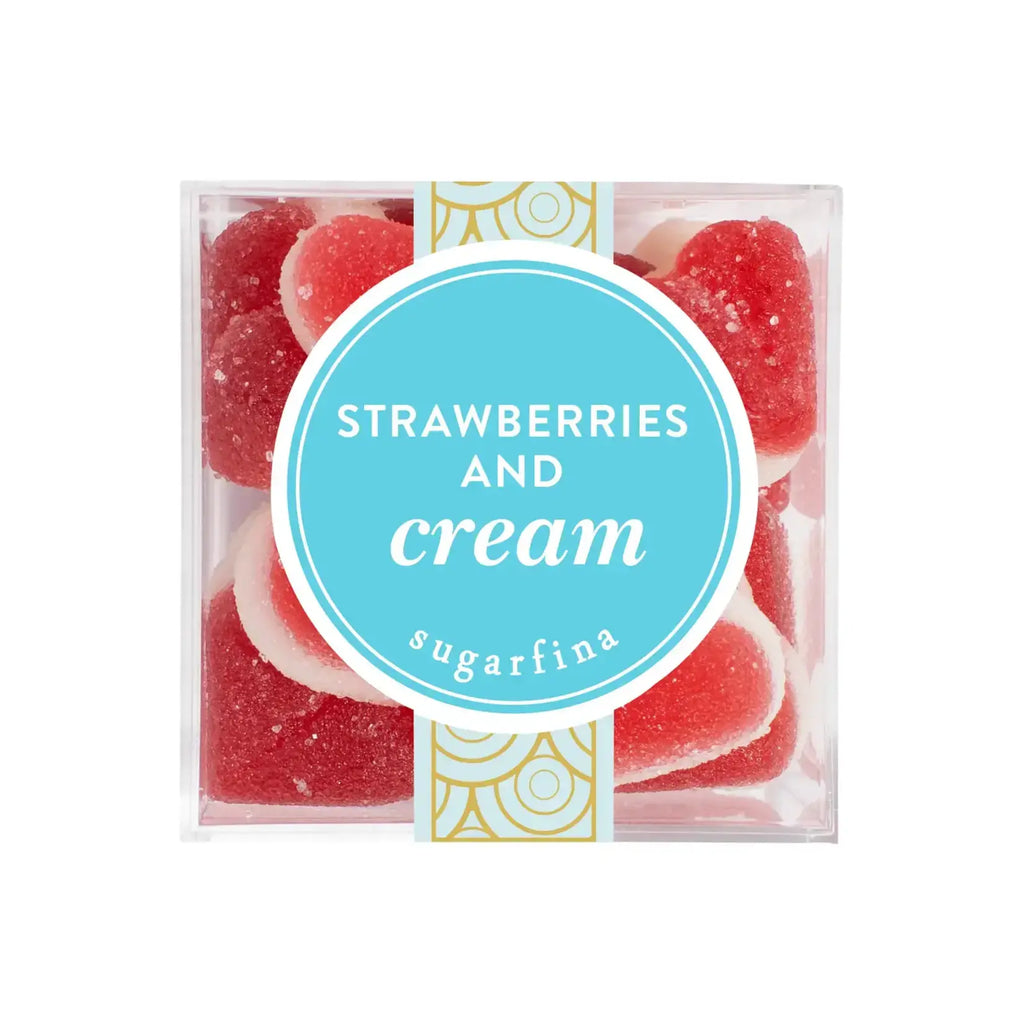 Sugarfina Strawberry and Cream Cube-Candy Club-The Bugs Ear