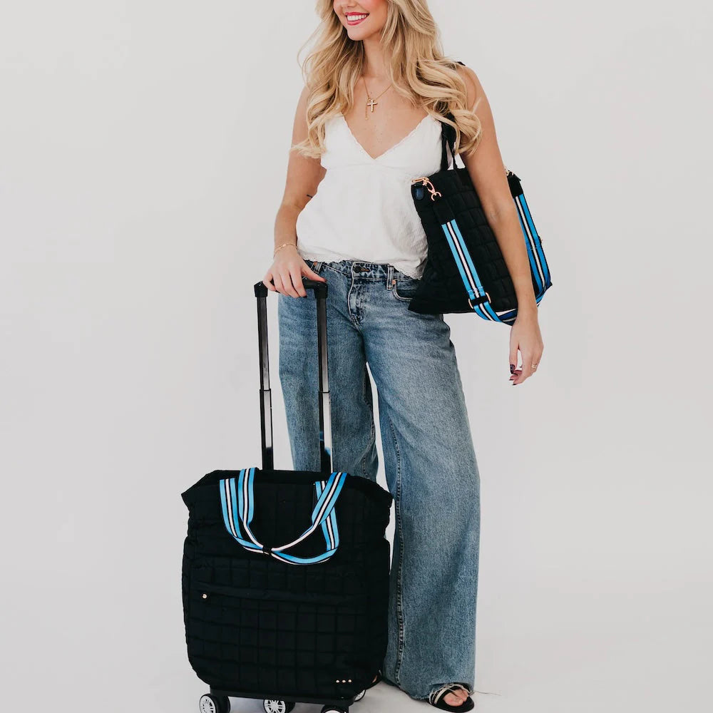 Tenley Quilted Tote Roller Bags Pretty Simple-Pretty Simple-The Bugs Ear