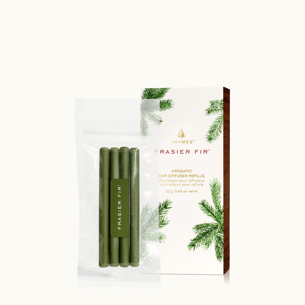 Frasier Fir Car Diffuser Kit REFILL-Thymes Frasier Fir-The Bugs Ear