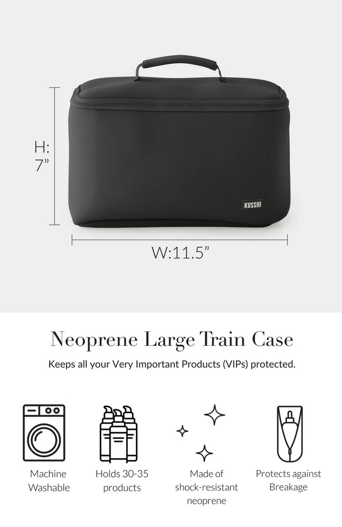 Neoprene Collection Large Train Case Assorted Colors-Kusshi-The Bugs Ear