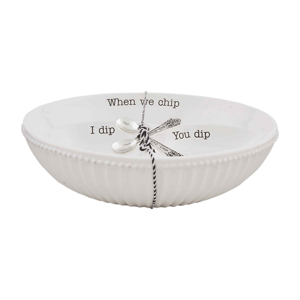 Chip and Dip Bowl Set Mud Pie-Mud pie-The Bugs Ear