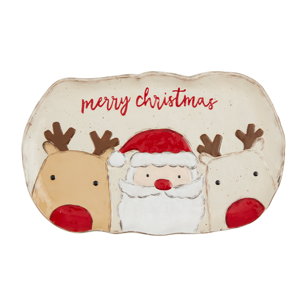 Santa & Friends Platter Mud Pie-Mud pie-The Bugs Ear