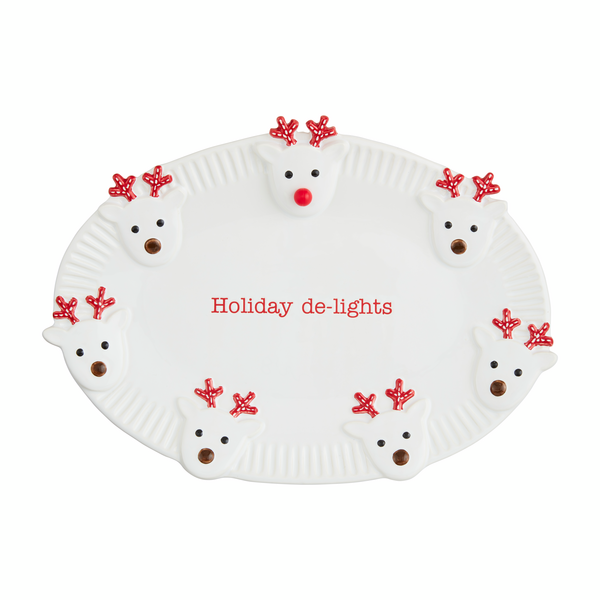 Light-Up Reindeer Platter Mud Pie-Mud pie-The Bugs Ear