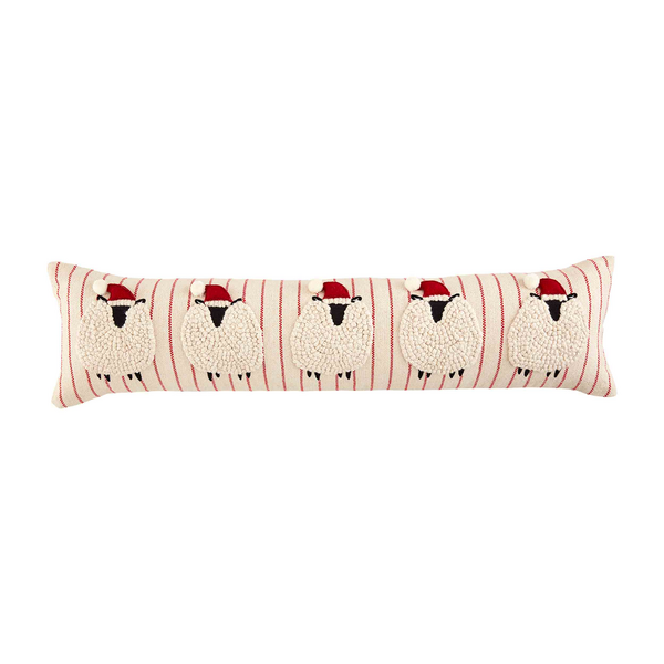 Farm Christmas Long Sheep Pillow Mud Pie-Mud pie-The Bugs Ear