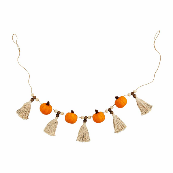 Pumpkin Tassel Garland Mud Pie-Mud pie-The Bugs Ear