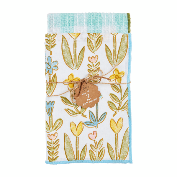 Flower Spring Towel Set Mud Pie-Mud pie-The Bugs Ear