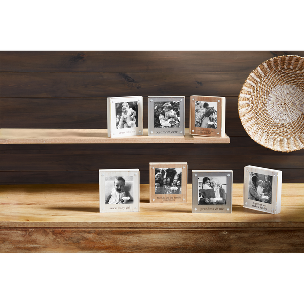 Small Family Wood Frames Mud Pie-Mud pie-The Bugs Ear