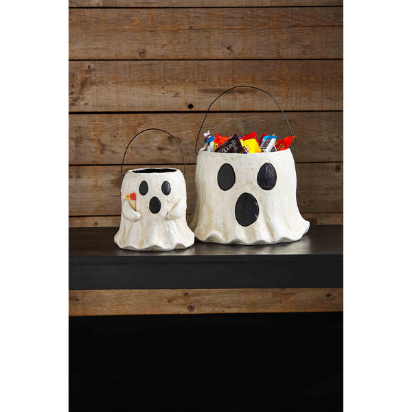 Paper Mache Halloween Treat Buckets Set Mud Pie-Mud pie-The Bugs Ear