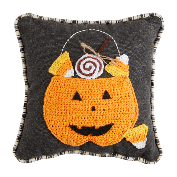 Pumpkin Candy Mini Pillow Mud Pie-Mud pie-The Bugs Ear