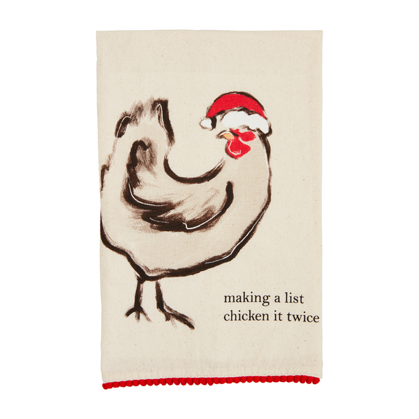 Christmas Pom Towel Mud Pie-Mud pie-The Bugs Ear