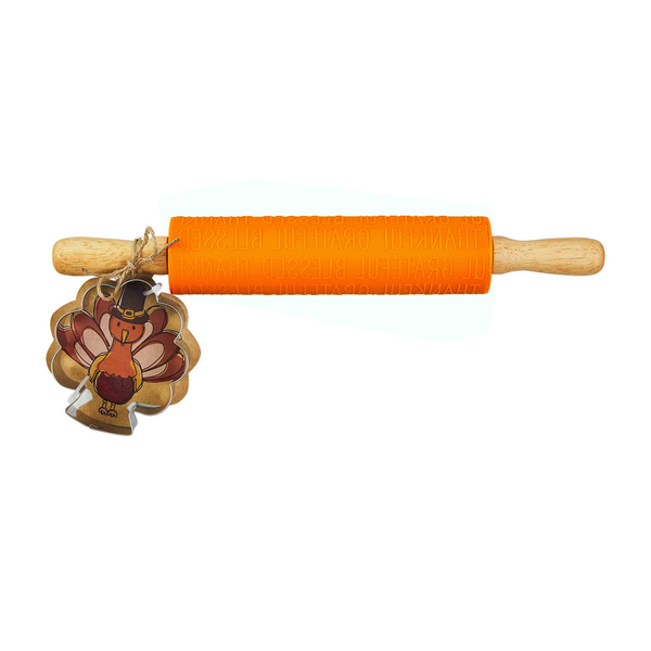 Thankful Silicone Rolling Pin Mud Pie-Mud pie-The Bugs Ear