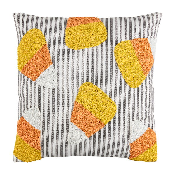 Candy Corn Beaded Pillow Mud Pie (Copy)-Mud pie-The Bugs Ear