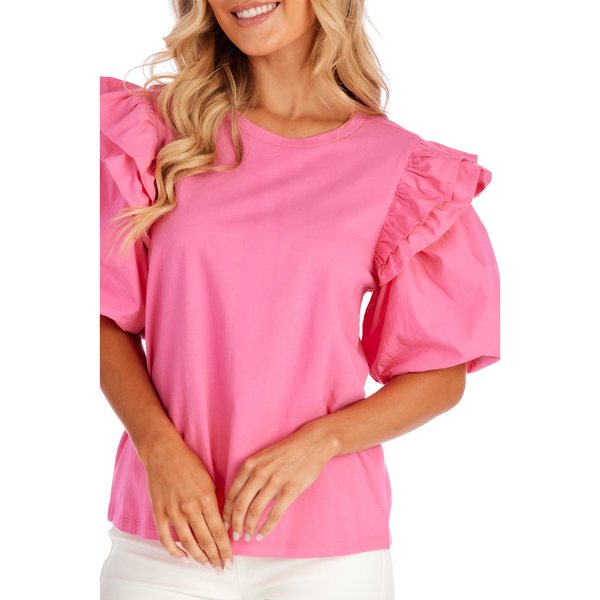 Franco Top in Pink Mud Pie-Mud pie-The Bugs Ear