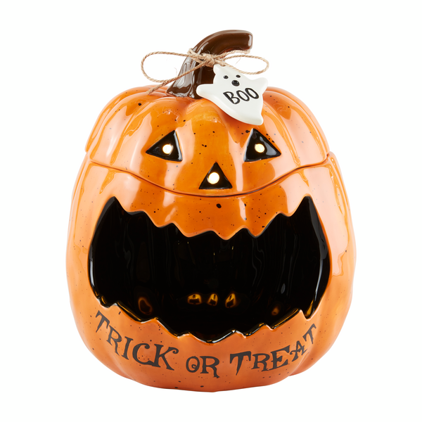 Trick Or Treat Jack-O-Lantern Container-Mud pie-The Bugs Ear