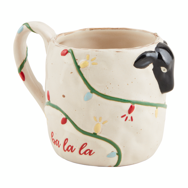 Farm Animal Christmas Mug-Mud pie-The Bugs Ear