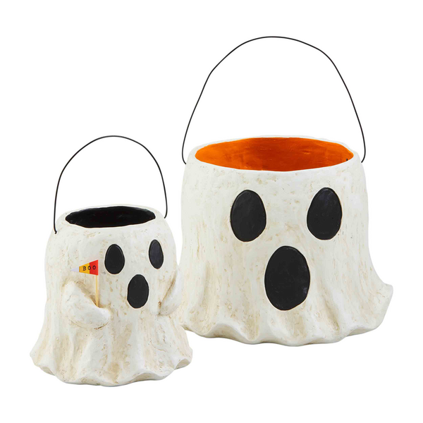 Paper Mache Halloween Treat Buckets Set Mud Pie-Mud pie-The Bugs Ear